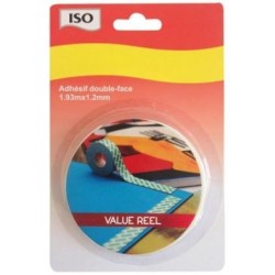 Ruban adhésif double face fixetout 12mm 1m93 bl