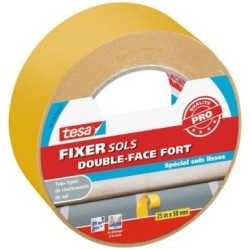 fixer sols double face adhesion forte 25m x 50mm 56139