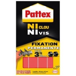 Ni clou ni vis 10 pastilles détachables