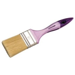 Pinceau plat toute peinture largeur 60mm fibres synthétiques