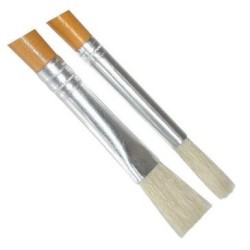 Brosse à tableau plate+ronde n10 sous pochette