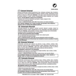 Colorant univ. 25cc s/bl.orange