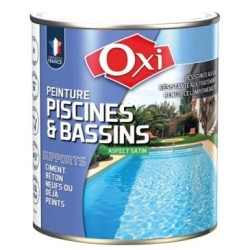 Peinture piscine solvantée blanc 2.5l