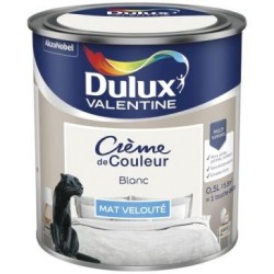 Valentine crème de couleur mat 0.5l blanc