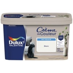 Valentine crème de couleur mat 2.5l blanc
