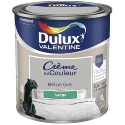 Valentine crème de couleur satin 0.5l béton gris