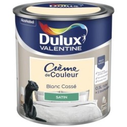 Valentine crème de couleur satin 0.5l blanc cassé