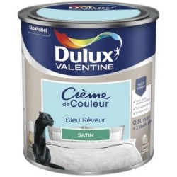 Valentine crème de couleur satin 0.5l bleu rêveur