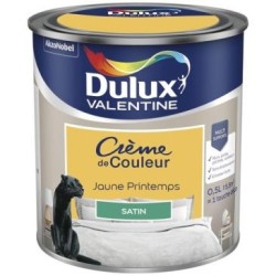 Valentine crème de couleur satin 0.5l jaune printemps