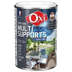 Peinture TOP 3 bois fer pvc mat 250ml blanc ral9010