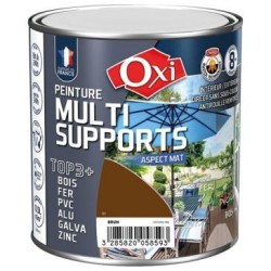 Peinture TOP 3 bois fer pvc mat 500ml brun ral8017