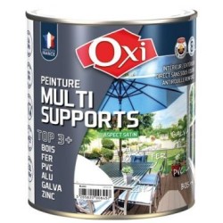 Peinture TOP 3 bois fer pvc satin 2.5L blanc