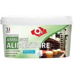 Peinture mur/plafond alimentaire blanc 2.5l