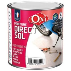 Peinture direct sol 500ml blanc