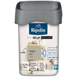 Rip recup pièce à vivre satin 0.75l taupe
