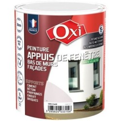 Peinture appuis fenêtre 1l gris clair