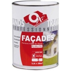 Peinture façade proxylith 2.5l blanc