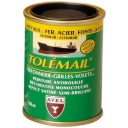 Tolémail spécial ferronnerie 100ml bleu marine