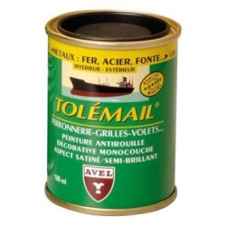 Tolémail spécial ferronnerie 100ml noir