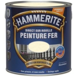 Hammerite fer martelé 0.25l blanc