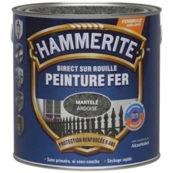 Hammerite fer martelé 0.25l gris ardoise