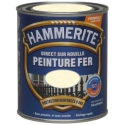 Hammerite fer martelé 0.75l blanc 070711