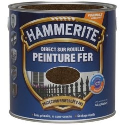 Hammerite fer martelé 0.75l chataigne