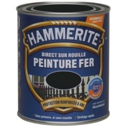 Hammerite fer satiné 0l25 noir