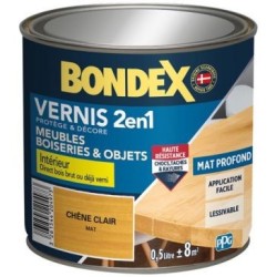 Vernis chêne clair mat 500ml