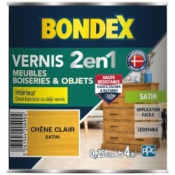 Vernis chêne clair satin 250ml