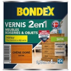 Vernis chêne doré satin 250ml