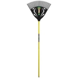 Balai gazon plastique Ergo Wide 25 dents manche fibre 130cm