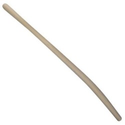 Manche fourche à bêcher cintré à soie percé 1m bois dur