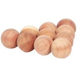 Antimite billes en cèdre lot de 15