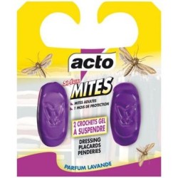 Acto crochet spécial mites textile x 2