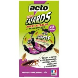 Acto boites appat cafards blattes au spinosad x2
