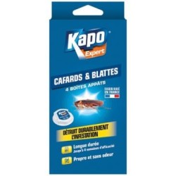 Cafards / blattes boîte appât boîte de 4 Kapo