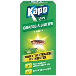 Cafards / blattes pièges x5 Kapo Vert