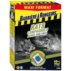 Rats campagnols appât PAE 680g/nc