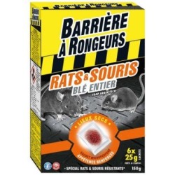 Rats souris appât sur céréales 150g /nc