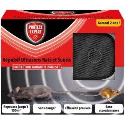 Repulsif intermittent ultrason rats souris /nc