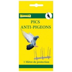 Pic métallique anti-oiseaux boite de 1m