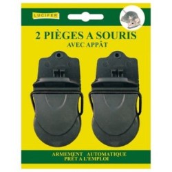 piège à souris appâtés carte de 2