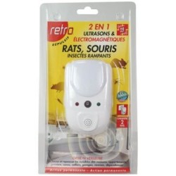 Retro ultrason et ondes electromagnet.rats souris insectes