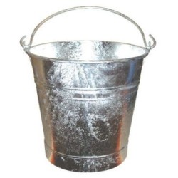 Seau galvanisé d.28 cm/11l