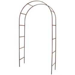 Arche tube rond classique fer vieilli 130x40x250cm