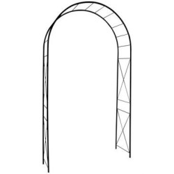 Arche tube rond 20mm losange fer vieilli dim.130x40x250cm