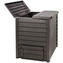 Composteur Thermowood 400l marron 72x90cm.