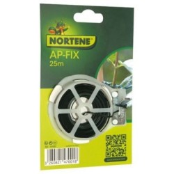 Lien plastique armé vert 25m blister