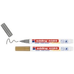 Marqueur craie liquide blister de 2 or et argent